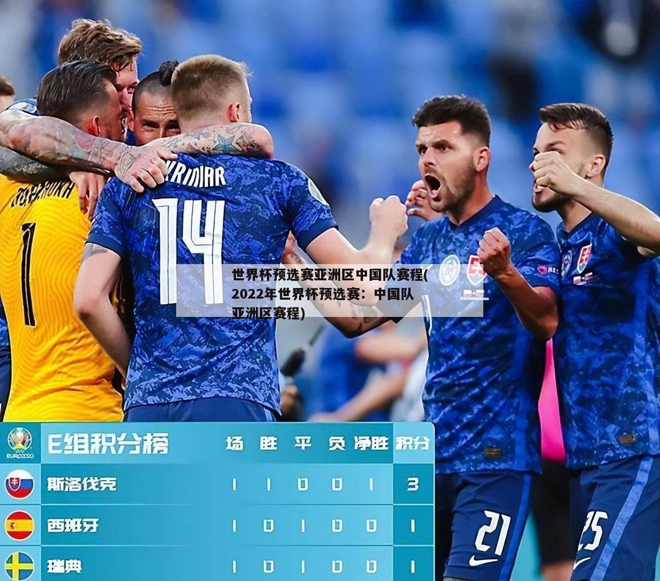 世界杯预选赛亚洲区中国队赛程(2022年世界杯预选赛：中国队亚洲区赛程)